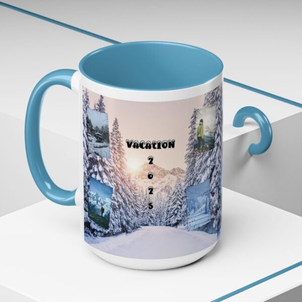 Winter Vacation Photo Mug  (Customized)