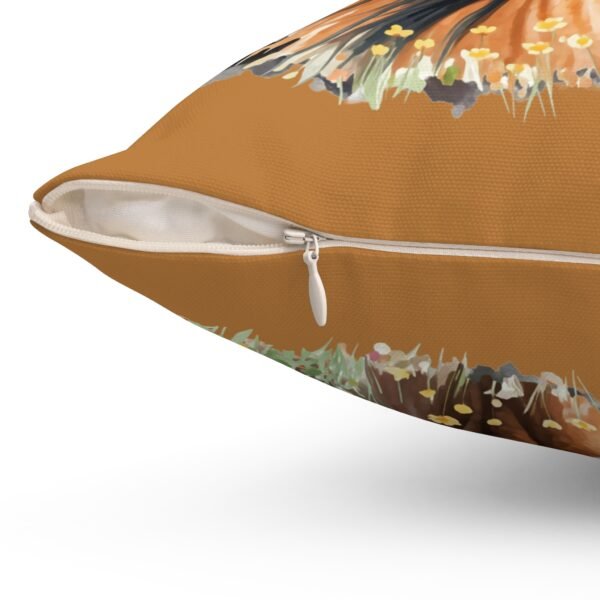 Wild Horse Print Throw Pillow