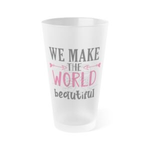 Frosted Pint Glass