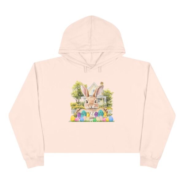 Happy Easter Crop Hoodie
