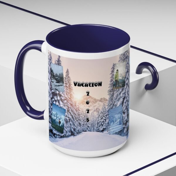 Winter Vacation Photo Mug  (Customized)
