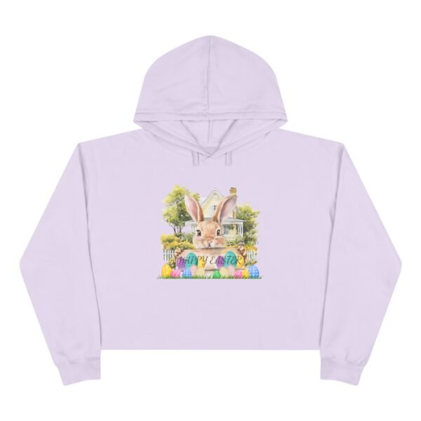 Happy Easter Crop Hoodie