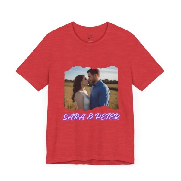Personalized Couple's Photo, Anniversary Gift Shirt