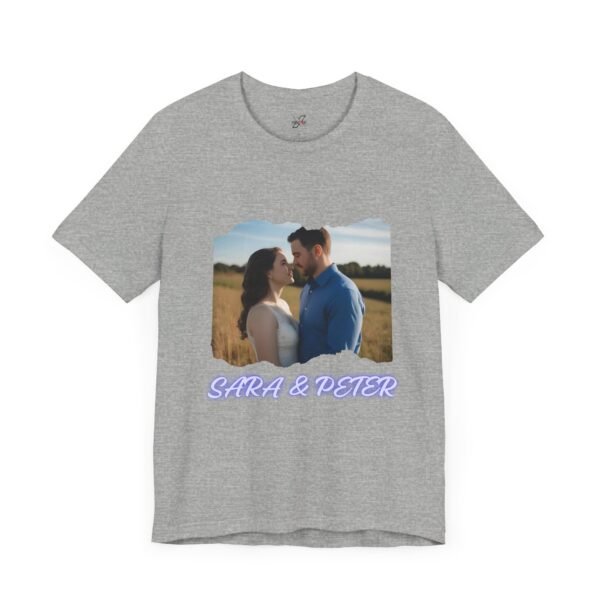 Personalized Couple's Photo, Anniversary Gift Shirt