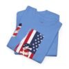 Unisex Heavy Cotton Patriotic T-Shirt for Independence Day, Memorial Day