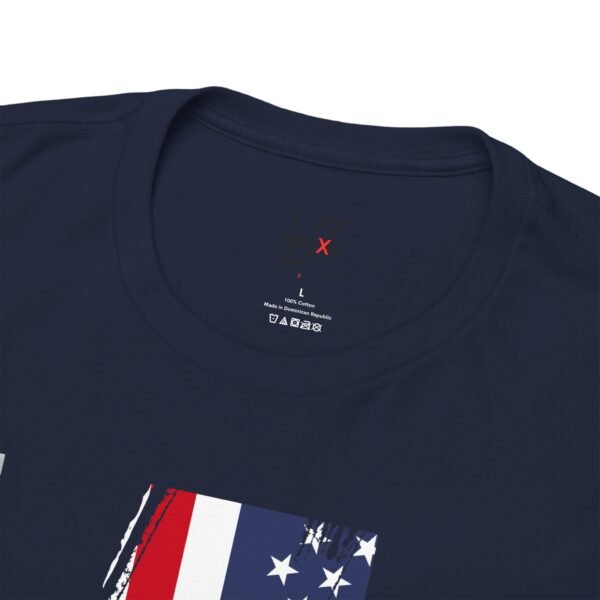 Unisex Heavy Cotton Patriotic T-Shirt for Independence Day, Memorial Day