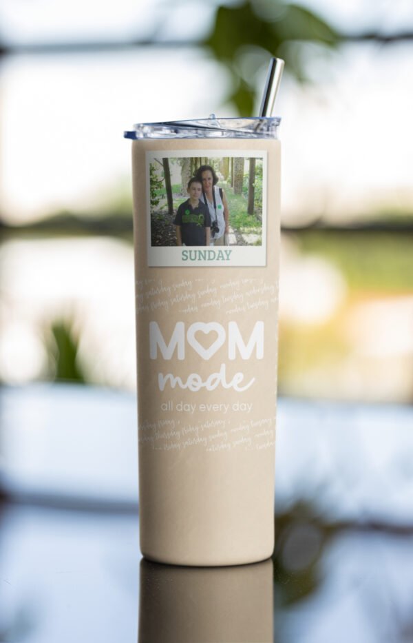 Personalized Photo album Mom Tumbler 20oz
