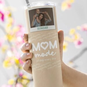 Personalized Photo album Mom Tumbler 20oz