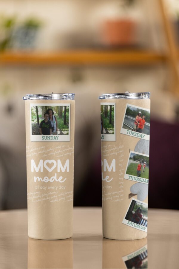Personalized Photo album Mom Tumbler 20oz