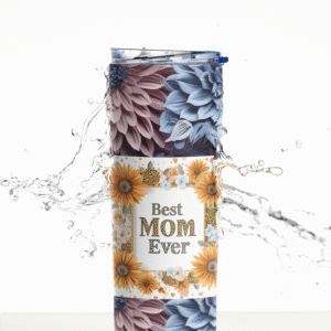 Stay Refreshed in Style  20 oz Insulated White Tumbler (Customized)
