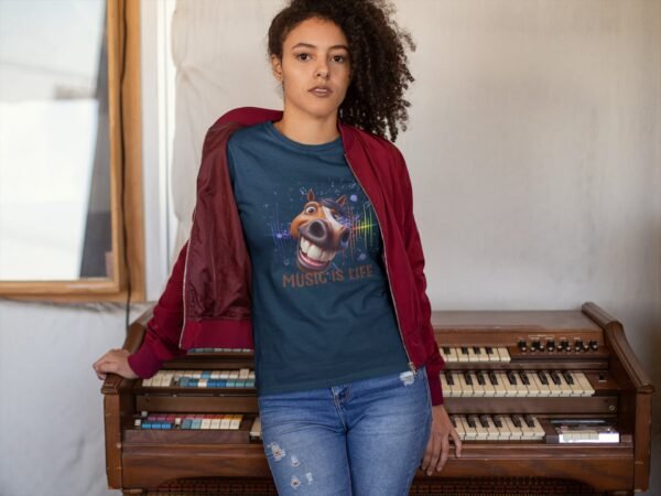 Unisex Music Is Life Tee - Fun Graphic, Gift for Music Lovers, Festival Wear