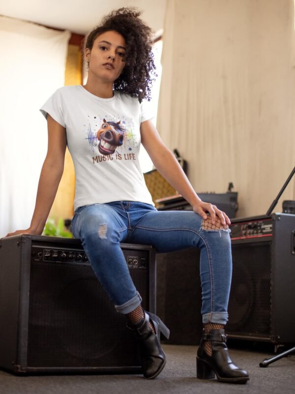 Unisex Music Is Life Tee - Fun Graphic, Gift for Music Lovers, Festival Wear