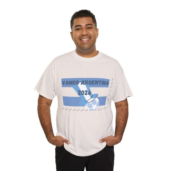 Vamos Argentina Unisex Heavy Cotton Tee, Casual Sports