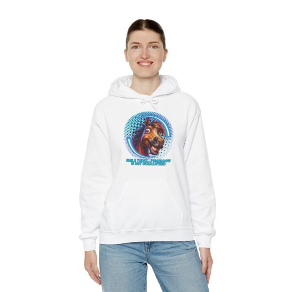 Funny Horse Graphic Hoodie, Cozy Unisex Sweatshirt