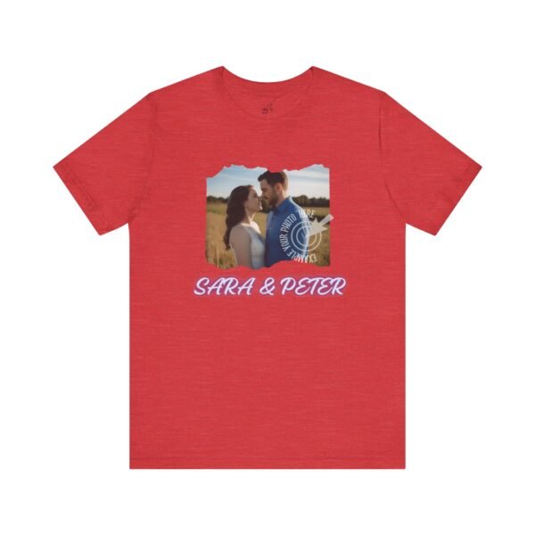 Personalized Couple's Photo, Anniversary Gift Shirt