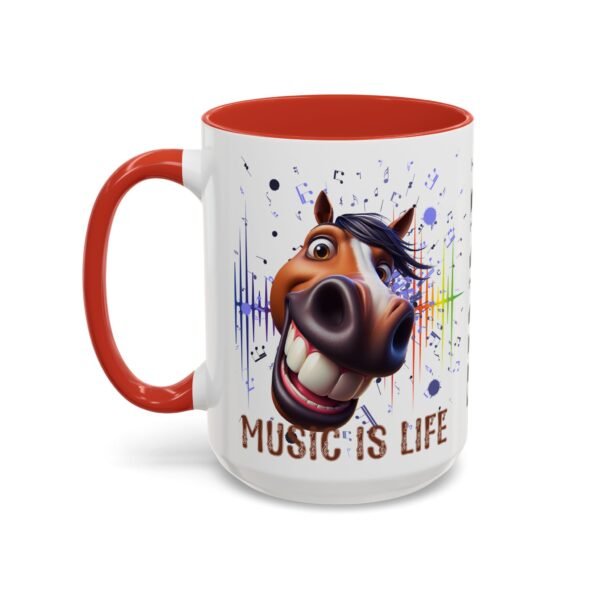 Personalized Musical Accent Coffee Mug 11/15 oz