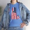 Unisex Heavy Cotton Patriotic T-Shirt for Independence Day, Memorial Day