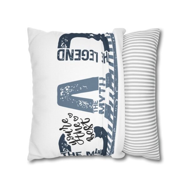 Best Dad Square Pillowcase Father's Day Present, Home Decor, Fun Accent Pillow, Dad Appreciation