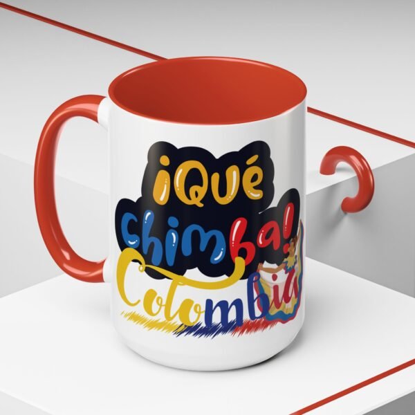 Vibrant Inspirational Coffee Mug Colombian Spirit
