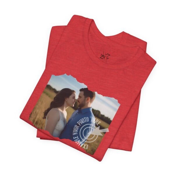 Personalized Couple's Photo, Anniversary Gift Shirt