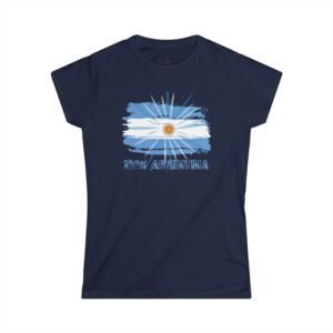 Argentina Pride Women's Softstyle Tee Casual Streetwear