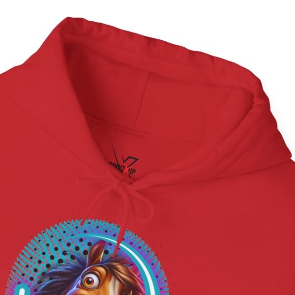 11518321448969840013_2048.jpeg Funny Horse Graphic Hoodie, Cozy Unisex Sweatshirt