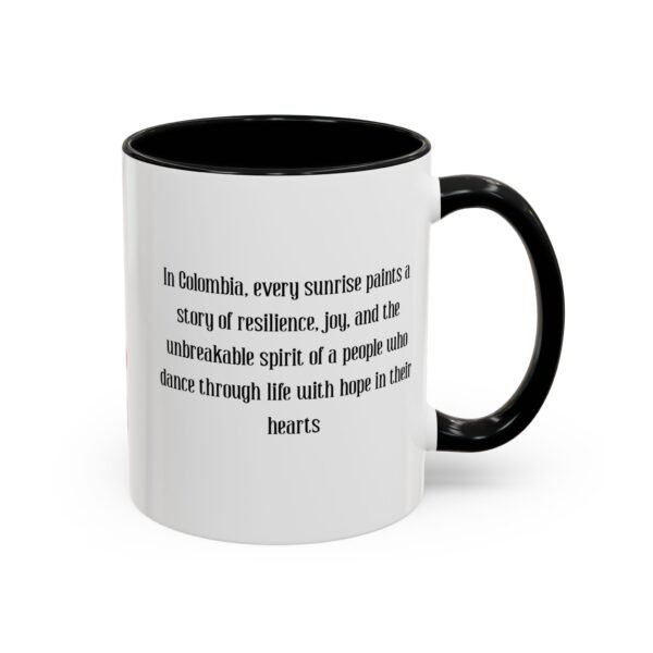 Vibrant Inspirational Coffee Mug Colombian Spirit