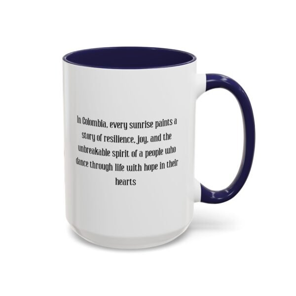 Vibrant Inspirational Coffee Mug Colombian Spirit