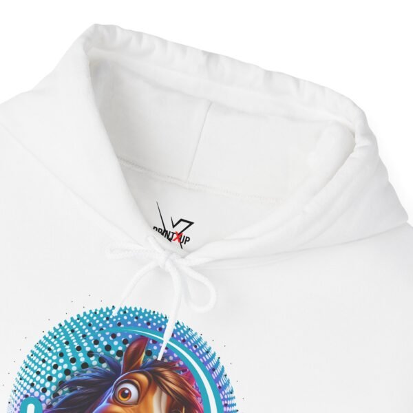 11742318610970766539_2048.jpeg Funny Horse Graphic Hoodie, Cozy Unisex Sweatshirt