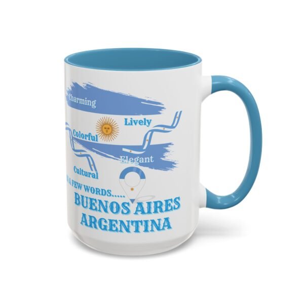 Buenos Aires Accent Coffee Mug  Charming, Colorful Design
