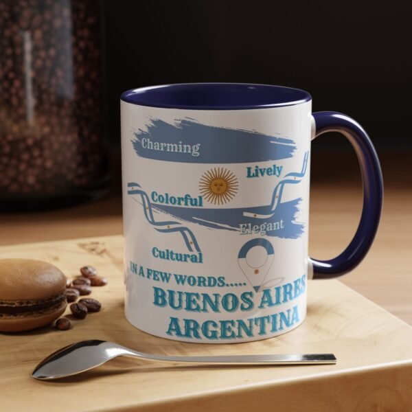 Buenos Aires Accent Coffee Mug  Charming, Colorful Design