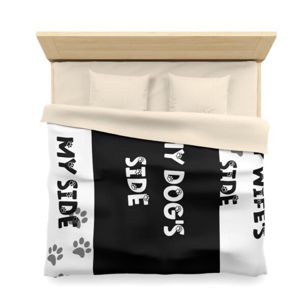 Personalized Microfiber Duvet Cover Cozy Home Decor for Pet Lovers
