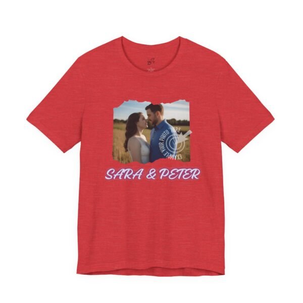 Personalized Couple's Photo, Anniversary Gift Shirt