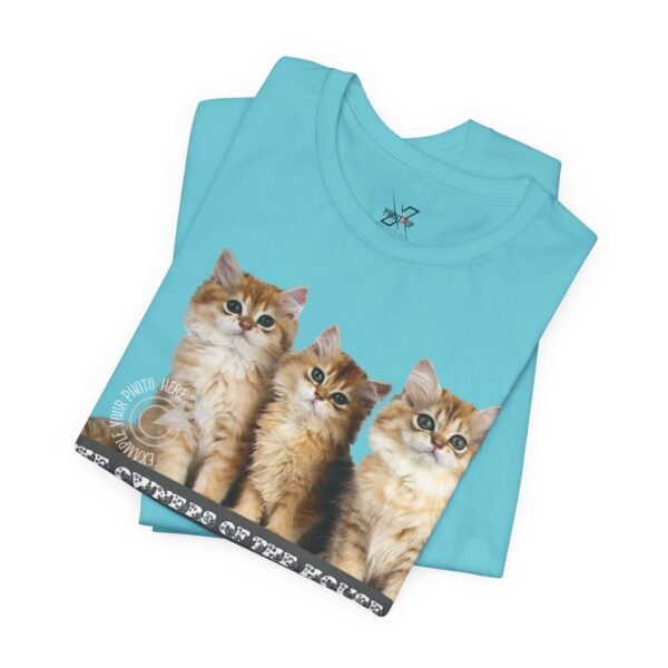 Personalized Unisex Jersey Short Sleeve Shirt, photos without background