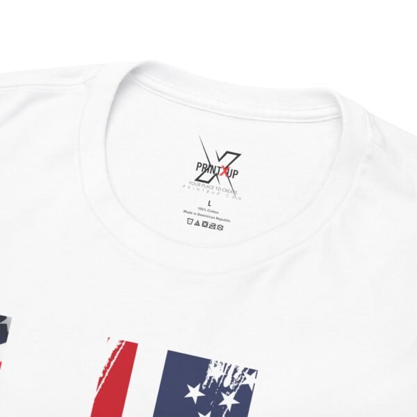 Unisex Heavy Cotton Patriotic T-Shirt for Independence Day, Memorial Day