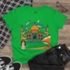 Women's India Design T-Shirt, Travel Souvenir Top, Summer Casual Wear, Cultural Graphic Tee,