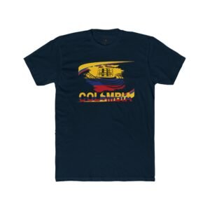 Colombian Unisex Cotton Crew Tee, Travel Wear, Gift for Him/Her, Summer Outfit