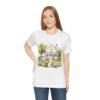 Unisex Jersey Short Sleeve Tee - Perfect for Home Lovers, Charming Cottage Graphic Tee