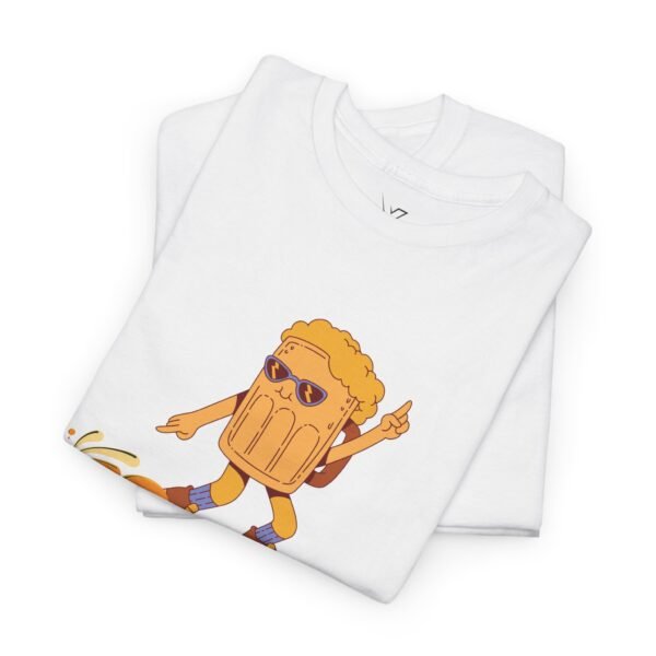 Fun Cartoon Beer Humorous Men Cotton T-Shirt  Best Friend Present
