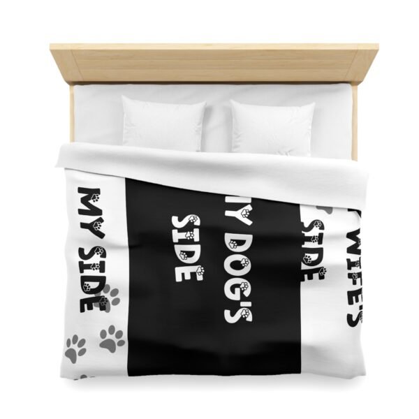 Personalized Microfiber Duvet Cover Cozy Home Decor for Pet Lovers