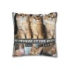 Personalized Cat Lover Spun Polyester Square Pillowcase for Home