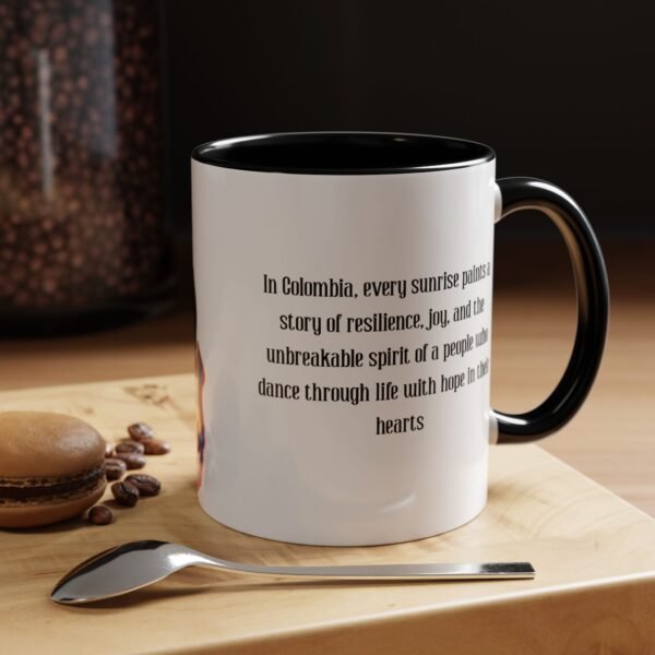 Vibrant Inspirational Coffee Mug Colombian Spirit