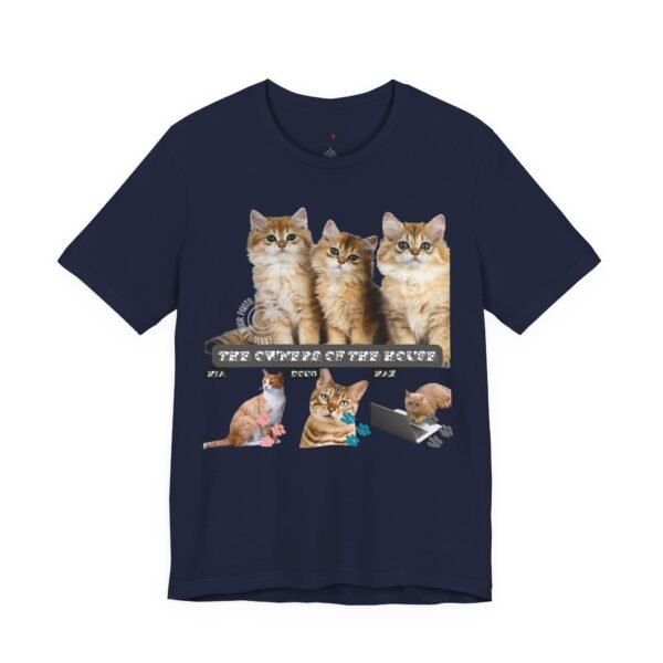 Personalized Unisex Jersey Short Sleeve Shirt, photos without background