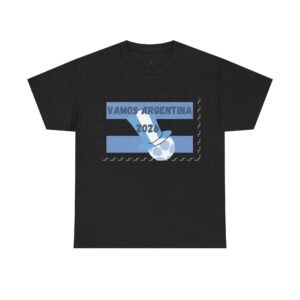 Vamos Argentina Unisex Heavy Cotton Tee, Casual Sports
