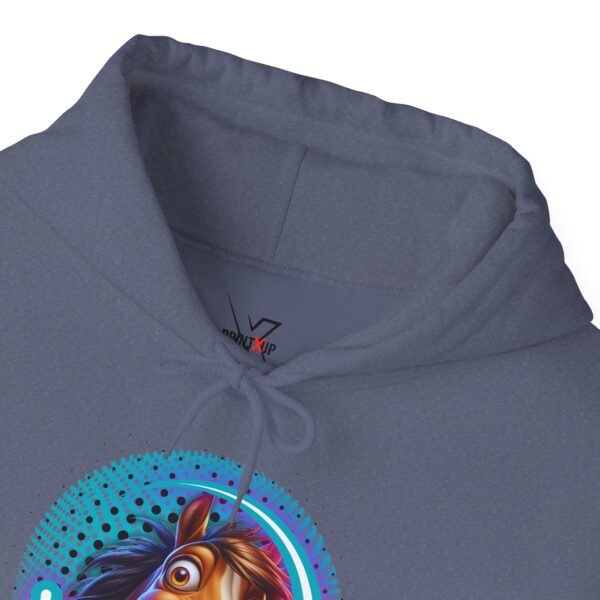 Funny Horse Graphic Hoodie, Cozy Unisex Sweatshirt