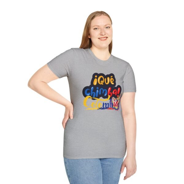 14598446055254581420_2048.jpeg ¡Qué Chimba! Unisex T-Shirt - Celebrate Colombia with Vibrant Style