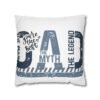 Best Dad Square Pillowcase Father's Day Present, Home Decor, Fun Accent Pillow, Dad Appreciation