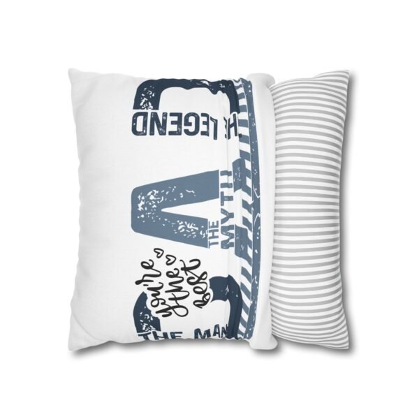 Best Dad Square Pillowcase Father's Day Present, Home Decor, Fun Accent Pillow, Dad Appreciation