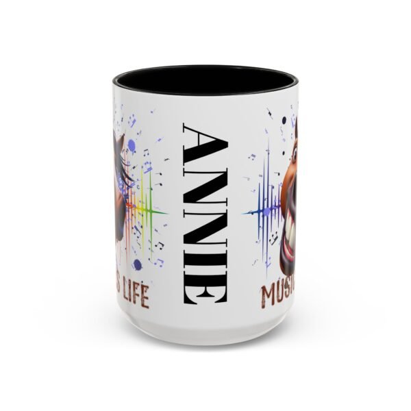Personalized Musical Accent Coffee Mug 11/15 oz