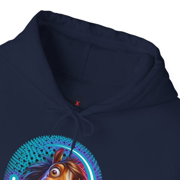 Funny Horse Graphic Hoodie, Cozy Unisex Sweatshirt